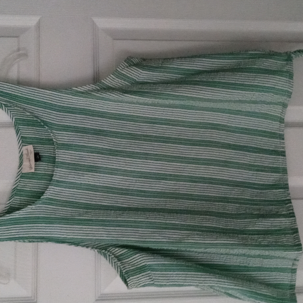 Sleeveless cotton blouse